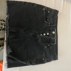 american eagle jean skirt